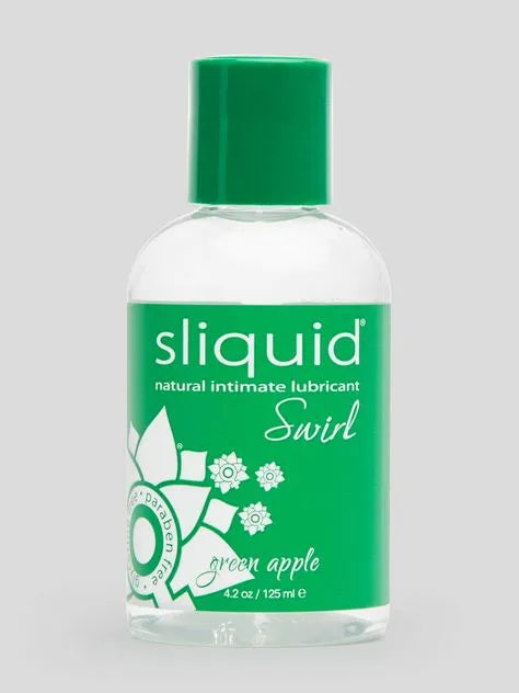 Sliquid Swirl Green Apple Flavored Lubricant 4.2 fl oz