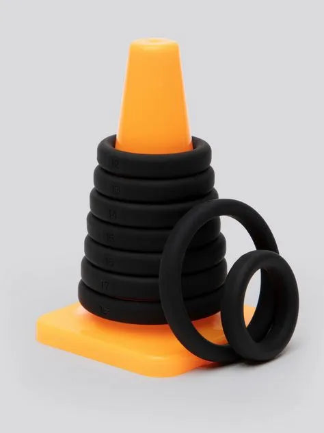 Perfect Fit Play Zone Cock Ring Set (9 Pack)