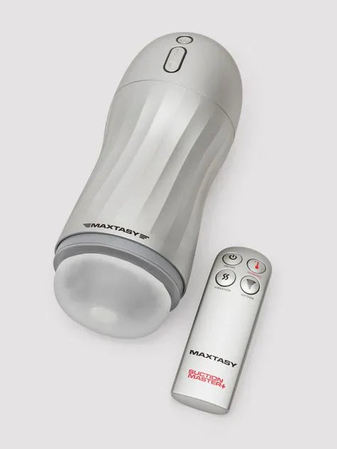 MAXTASY Suction Vibration & Warming Remote Control Male Masturbator