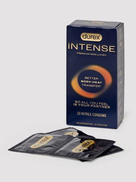 Durex Intense Nitrile Non-Latex Condoms (10 Pack)