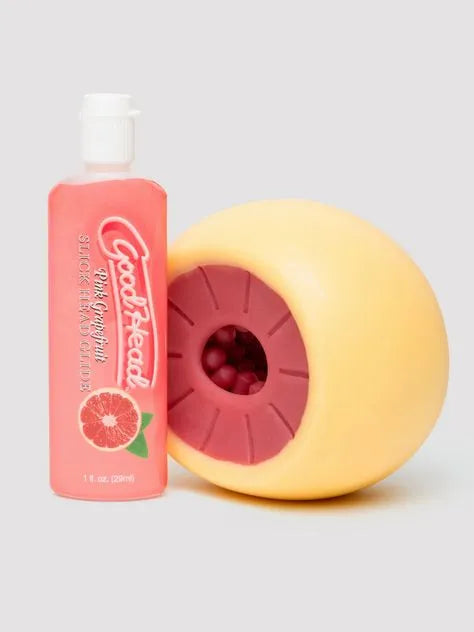 Doc Johnson GoodHead Grapefruit Blowjob Set (2 Piece)