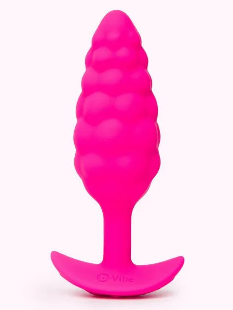 B-Vibe Bump Berry Vibrating Butt Plug