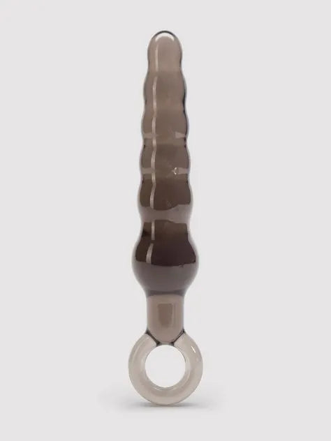 BASICS Beaded Anal Prober with Finger Loop 5.25 Inch