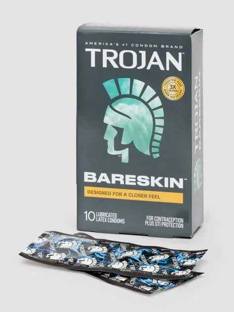 Trojan Sensitivity BareSkin Thin Latex Condoms (10 Count)