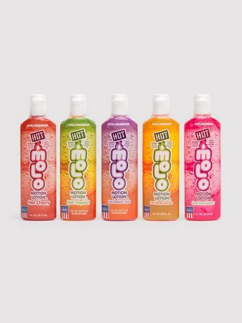 Doc Johnson Hot Motion Lotion Massage Lubricants (5 x 1.0 fl oz)