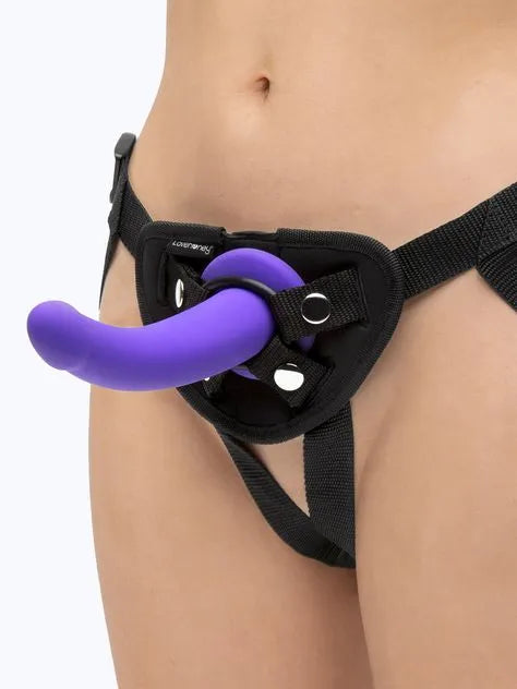 Lovehoney Advanced Unisex Strap-On Harness Kit with 7 Inch G-Spot Dildo
