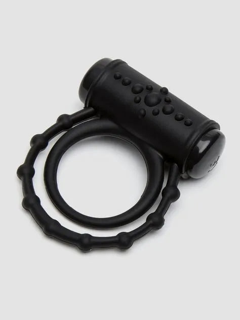 Lovehoney Twin Black Rechargeable Vibrating Cock Ring