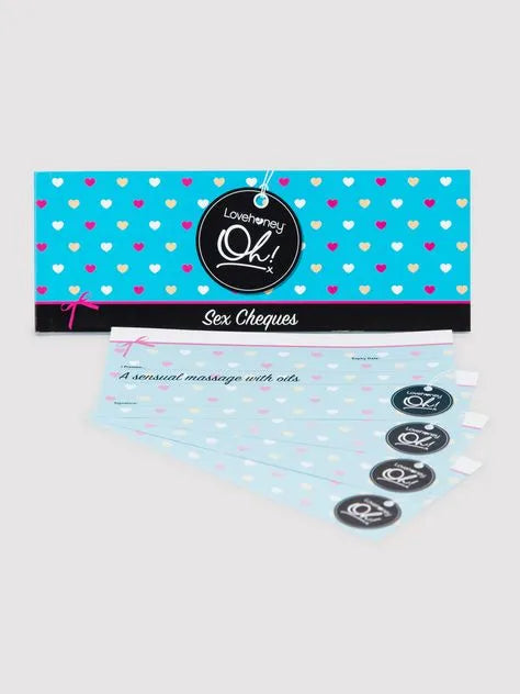 Lovehoney Oh! XOXO Sex Checks (26 Pack)
