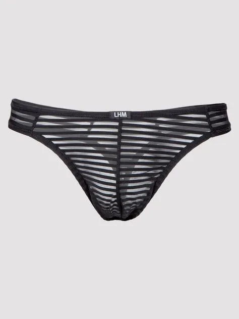 LHM Stripe Mesh Thong