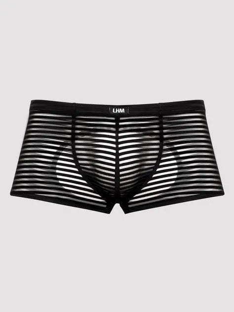 LHM Stripe Mesh Open Back Boxer Shorts