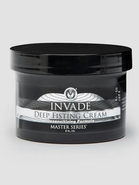 Master Series Desensitizing Invade Deep Fisting Cream 8 fl oz