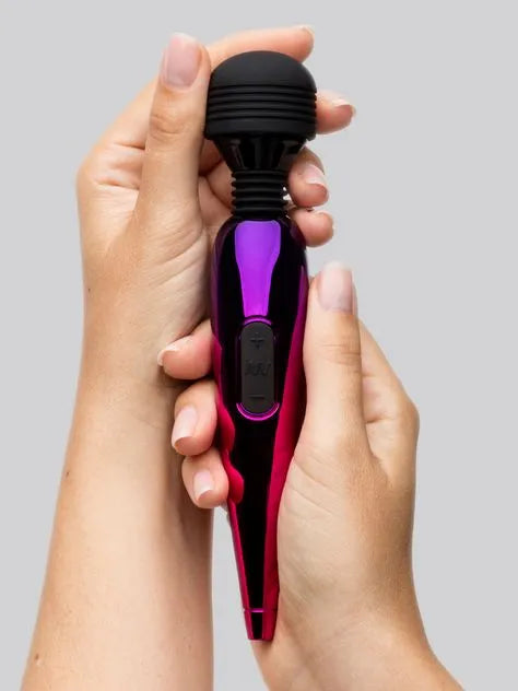 Lovehoney Deluxe Rechargeable Mini Metallic Massage Wand Vibrator