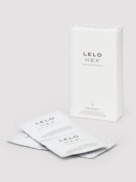 Lelo HEX Original Latex Condoms (12 Count)