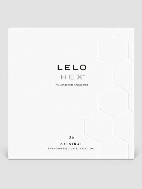 Lelo HEX Original Latex Condoms (36 Count)