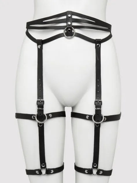 DOMINIX Deluxe Leather Leg Harness