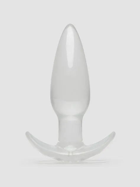BASICS Clear T-Bar Butt Plug