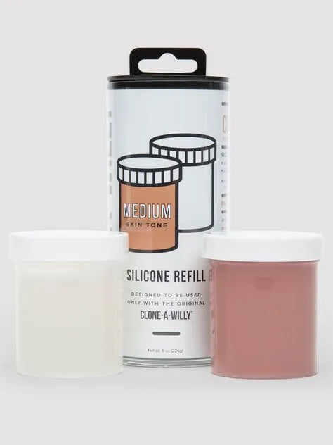 Clone-A-Willy Medium Skin Tone Silicone Refill