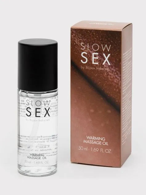 Bijoux Indiscrets Slow Sex Warming Massage Oil 1.7fl oz