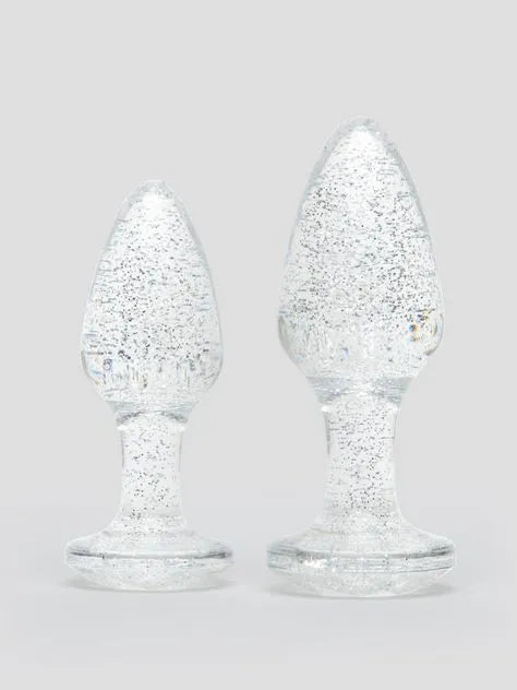Lovehoney Double Booty Glitter Butt Plug Set