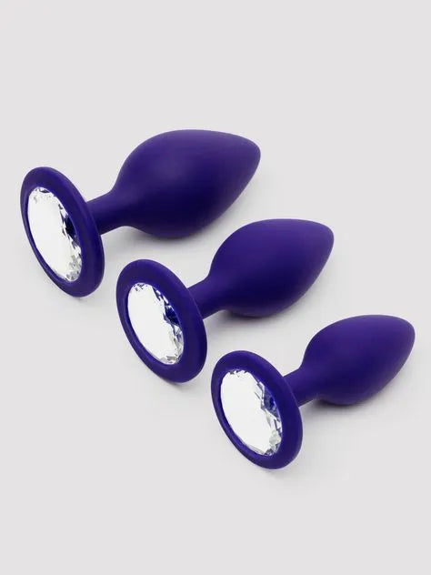 Lovehoney Jeweled Silicone Butt Plug Set
