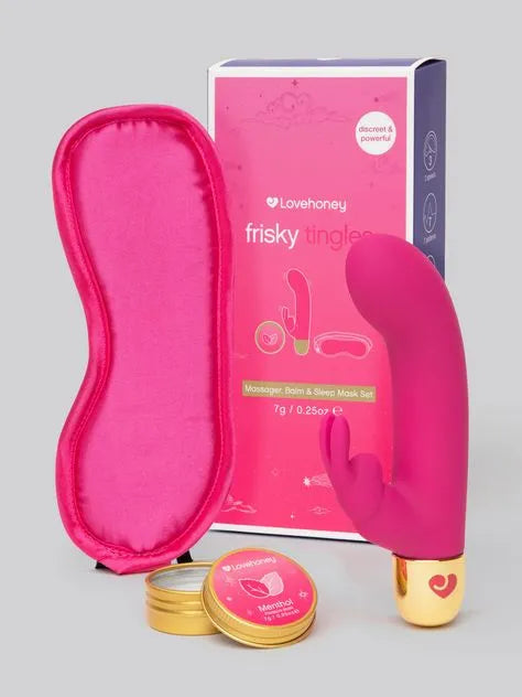 Lovehoney Frisky Tingles Rabbit Travel Clitoral Pleasure Kit