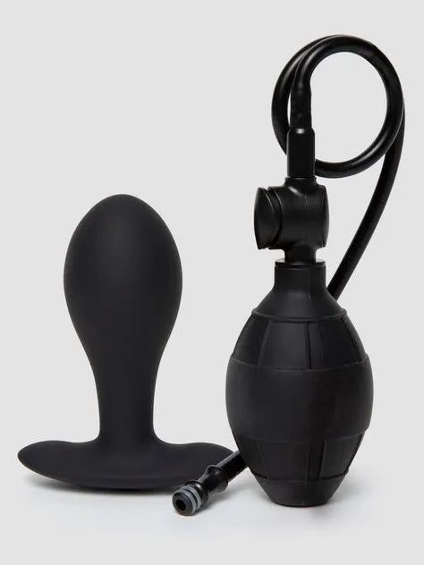 Inflatable Weighted Butt Plug 3.25 Inch