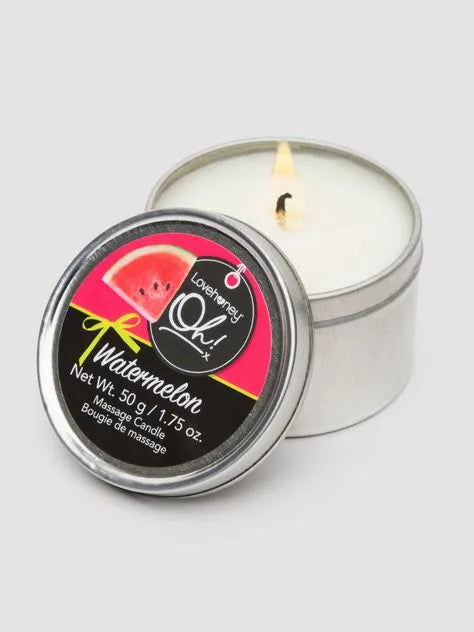 Lovehoney Watermelon Massage Candle 2.1oz