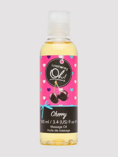 Lovehoney Oh! Cherry Kissable Massage Oil 3.4 fl oz