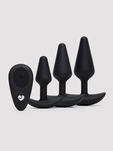 Lovehoney Triple Base Remote Control Rechargeable Anal Training Kit (3pc)