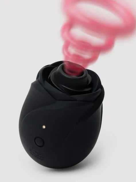 Fifty Shades of Grey Black Rose Silicone Clitoral Suction Stimulator 2.0