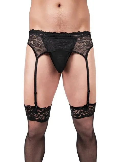 Prowler Men's Lace Suspender Belt