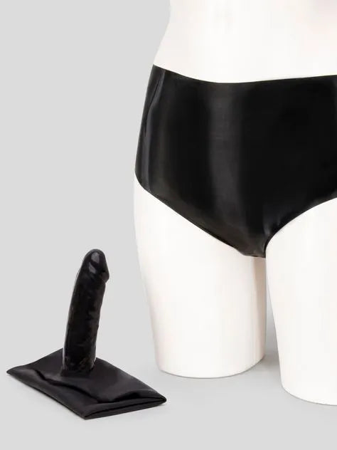 Latex Anal Penetrator Dildo Pants