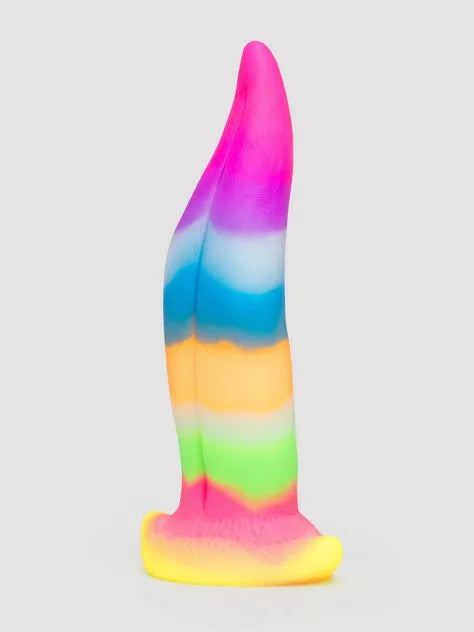 Creature Cocks Kiss Tongue Glow-In-The-Dark Silicone Dildo