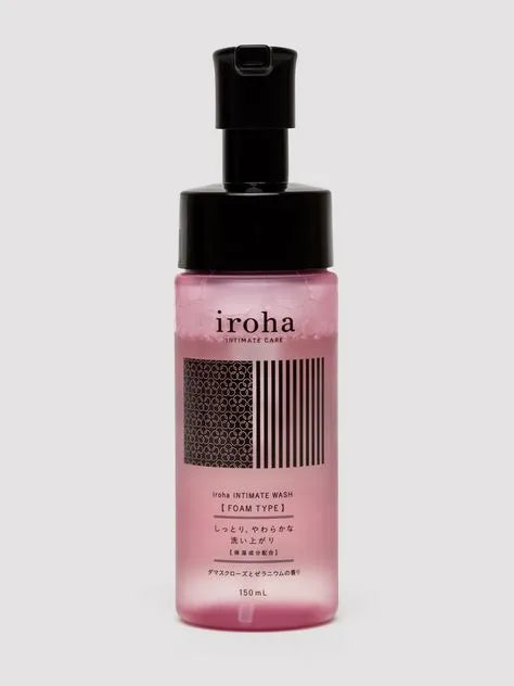 Iroha Damask Rose & Geranium Intimate Foam Wash 5 fl oz