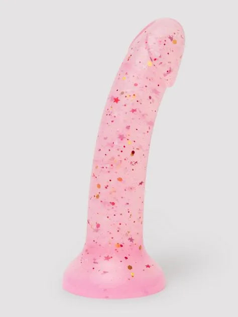 Lovehoney Superstar Chunky Glitter Silicone Suction Cup Dildo 7 Inch