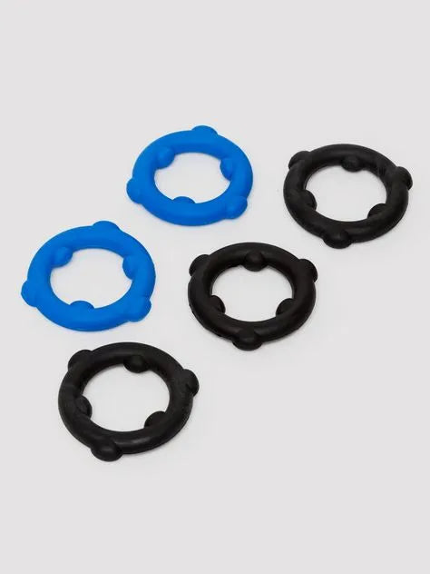 Oxballs Gearheads Strong Silicone Cock Rings (5-Pack)