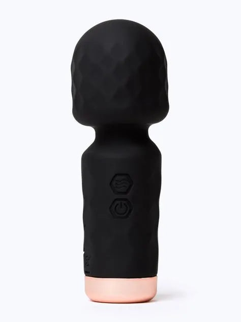 Lovehoney Mini Black Silicone Wand Vibrator
