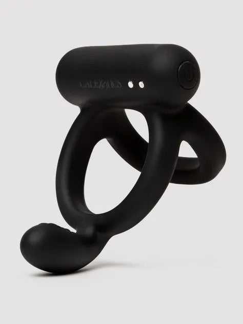 Closer Intimate Caress Rechargeable Taint Stimulation Cock Ring