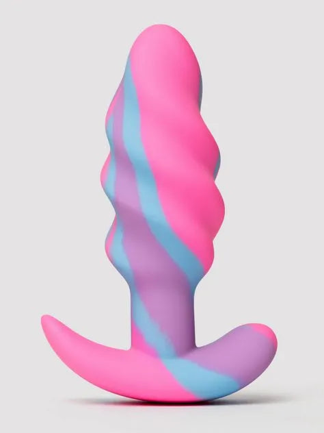 Creature Cocks Unicorn Swirl Small Silicone Butt Plug