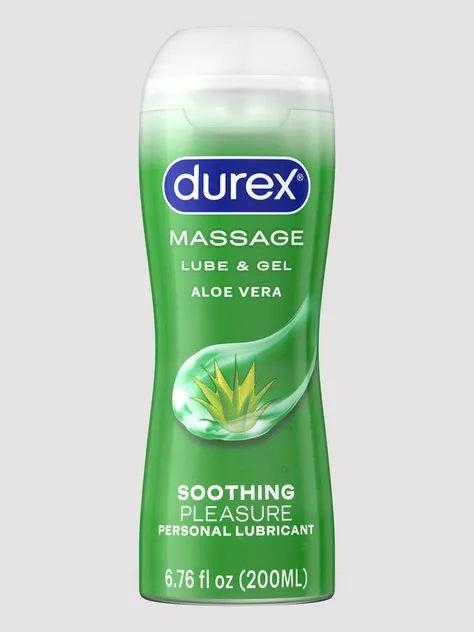 Durex Massage & Play Soothing Touch 2 in 1 Lubricant Aloe Vera 6.7oz