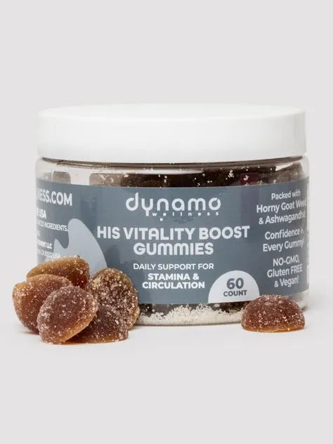Screaming O Dynamo Wellness His Vitality Boost Gummies